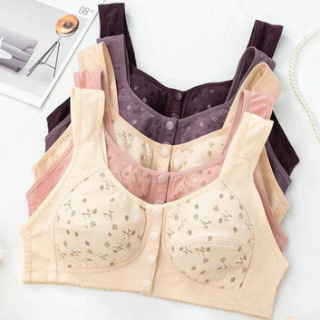 CottonEase Front-Open Soft Bra
