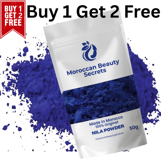 Moroccan Blue Skin Whitening Powder ( Original )