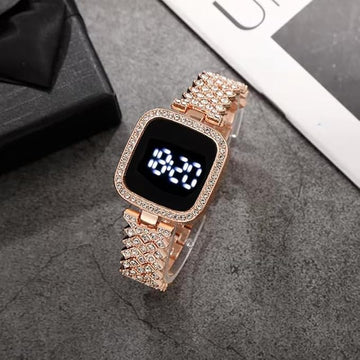 Women's Alloy Quartz Watch – Elegant & Waterproof