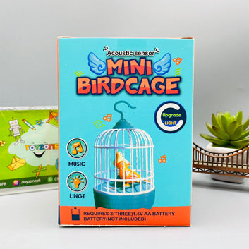 Voice Controller Birds Cage With Light & Sound
